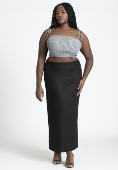 Buy Black Maxi Skirt, Long Skirt, High Waisted Skirt, Plus Size