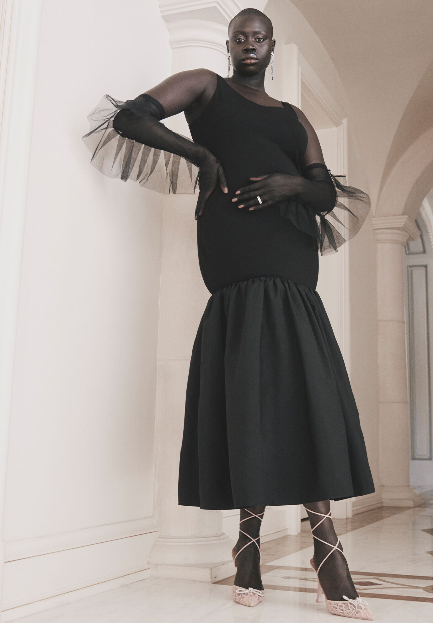 Knit Dress With Taffeta Skirt | Eloquii