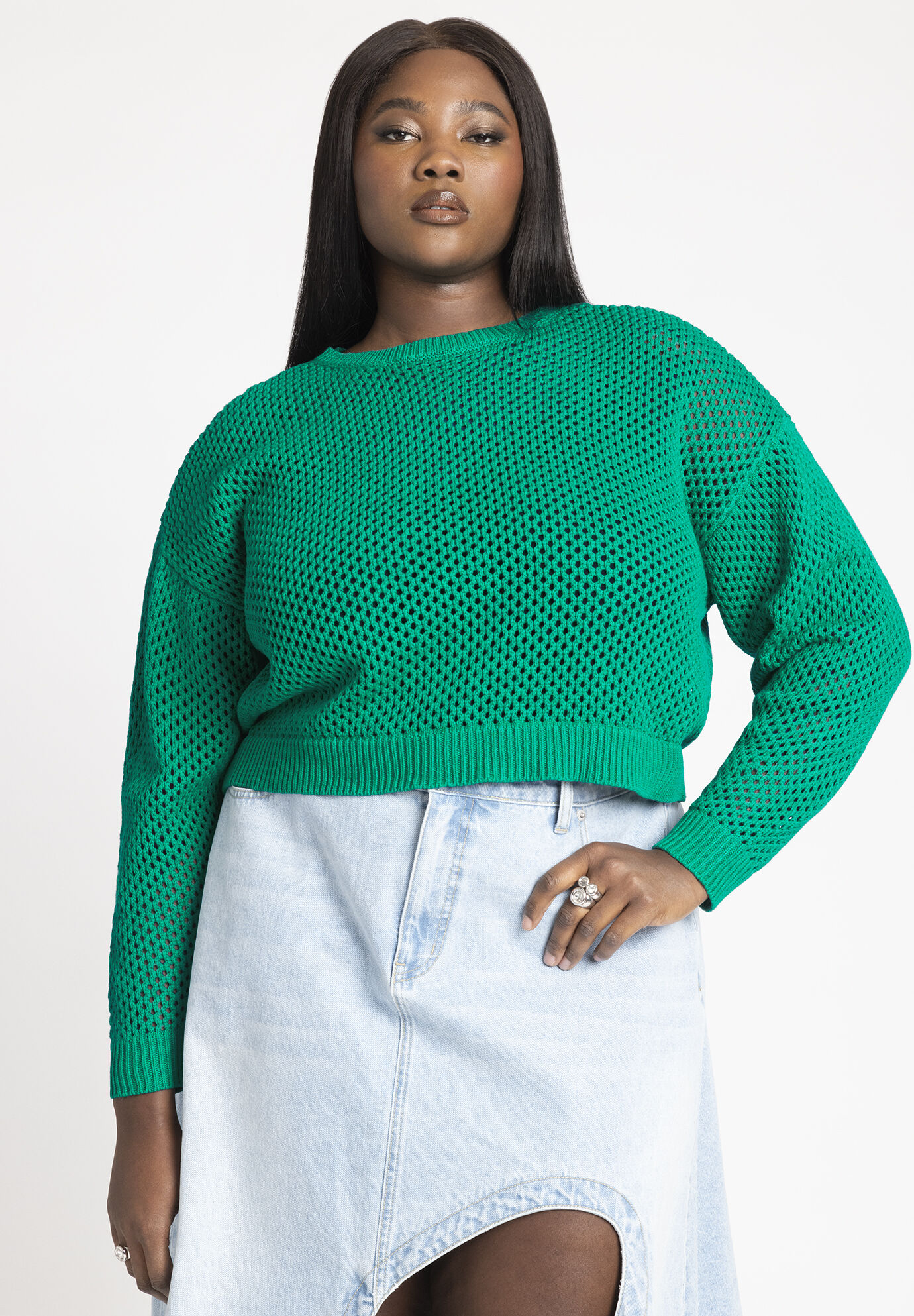 Boxy sale cropped jumper