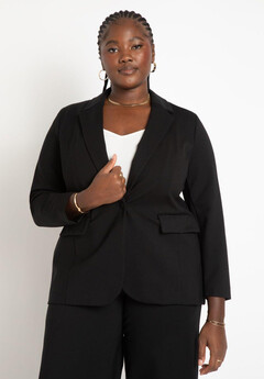 Pant Suit Woman Office Clothes 4XL Plus Size 2 Piece Set Blazer