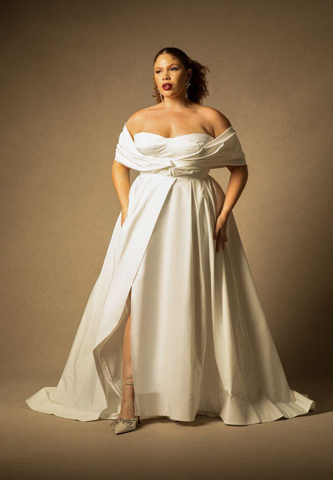 Bridal by ELOQUII Corset Gown With Bubble Skirt