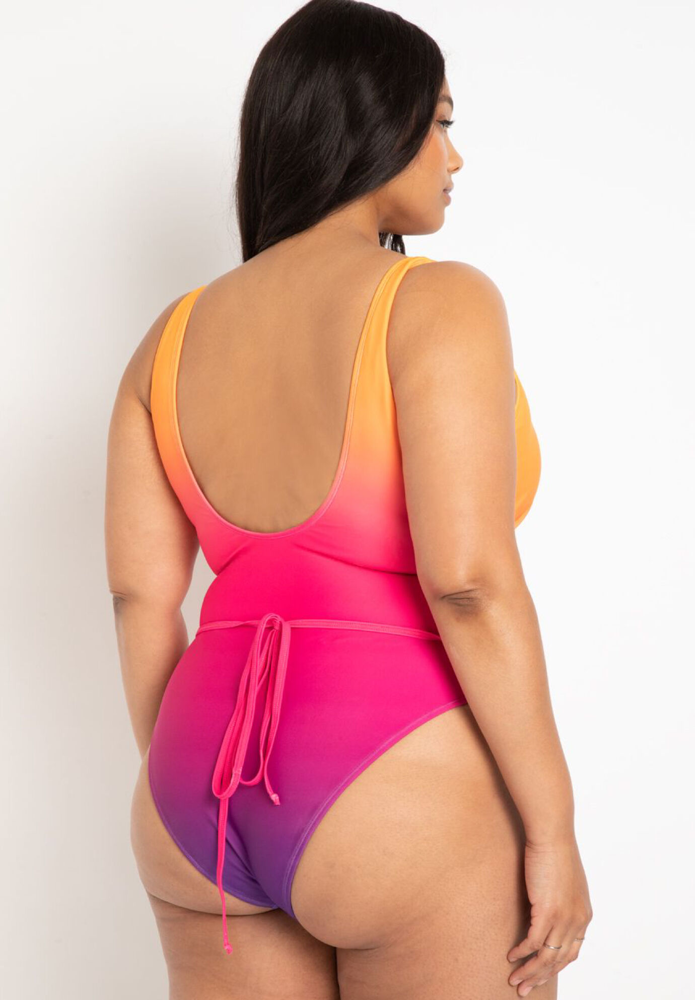 Gabi Fresh Swim x ELOQUII Asymmetrical Super High Waisted Bikini