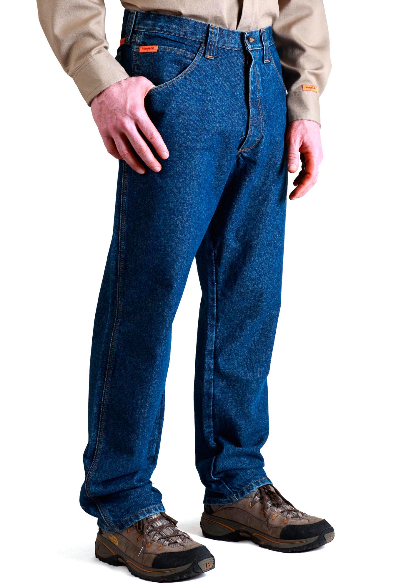 Wrangler Men's Flame Resistant Relaxed Fit Jeans