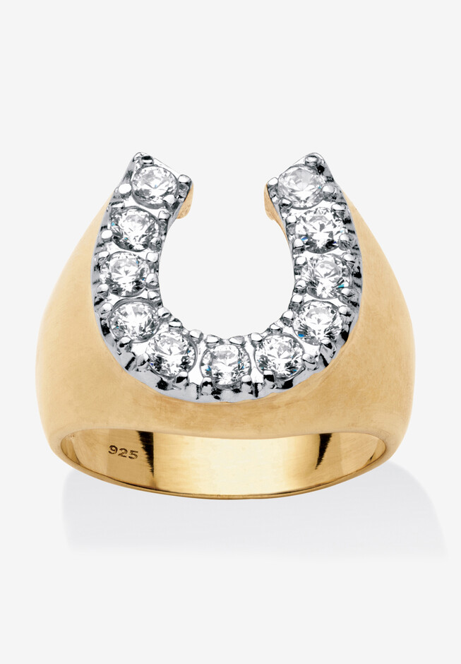 Sterling Silver Horseshoe Ring – Karat Gold