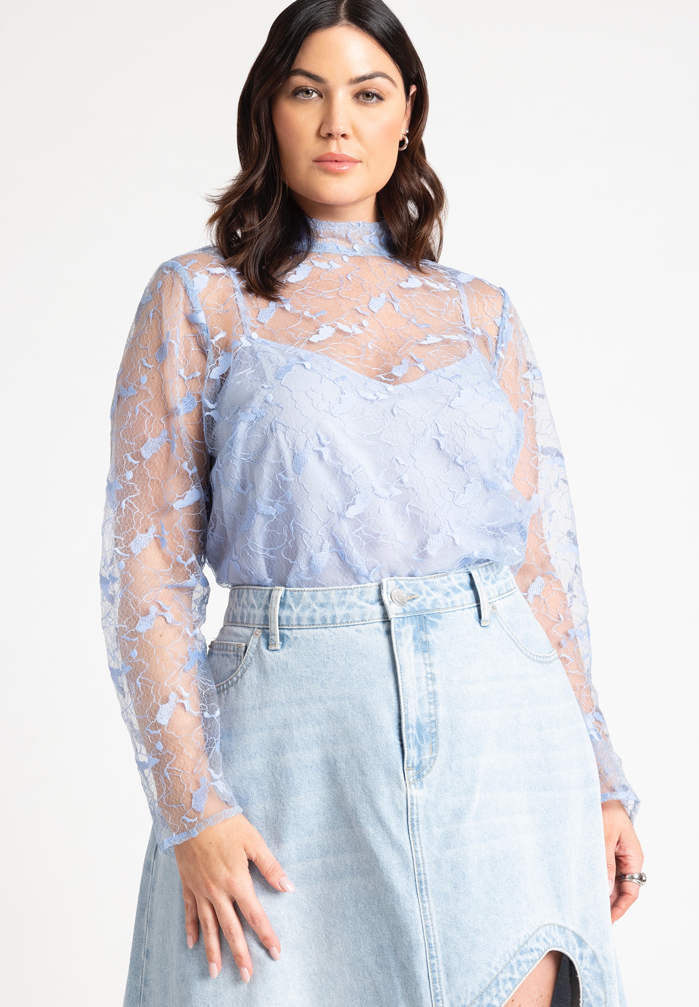 Back Tie Lace Top